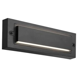 Φωτιστικό τοίχου LED 6W 255x42x90 με δυνατότητα επιλογής φωτισμού 3CCT IP65 μαύρο χρώμα "SENARIO"