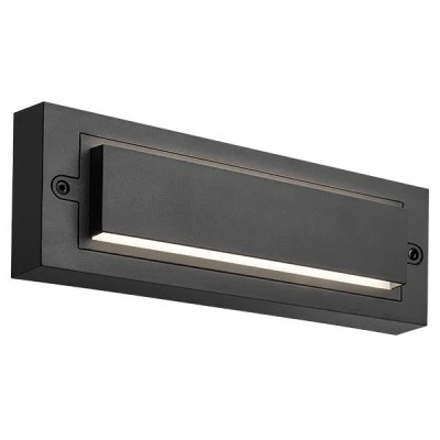 Φωτιστικό τοίχου LED 6W 255x42x90 με δυνατότητα επιλογής φωτισμού 3CCT IP65 μαύρο χρώμα "SENARIO"