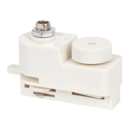 Αντάπτορας ράγας 2 γραμμών  220-240V με καλώδιο λευκό χρώμα