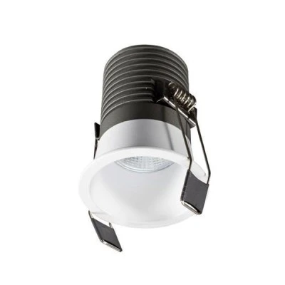 LED Σποτ χωνευτό 5W Φ40 500lm 3000Κ θερμό φως σε λευκό χρώμα LED Σποτ χωνευτό 5W Φ40 500lm 3000Κ θερμό φως σε λευκό χρώμα
