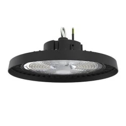 Καμπάνα  βιομηχανική LED SMS UFO 220-240V 200W με ενδιάμεσο χρώμα φωτός 4000k 36000lm σε μαύρο χρώμα  IP65