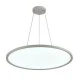 Φωτιστικό οροφής LED SLIM Φ60cm 48W 3CCT με δυνατότητα επιλογής απόχρωσης φωτός σε λευκό χρώμα IP20