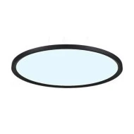 Φωτιστικό οροφής LED PLUS SLIM με διάμετρο 40cm 36W δυνατότητα επιλογής απόχρωσης φωτός 3CCT σε μαύρο χρώμα