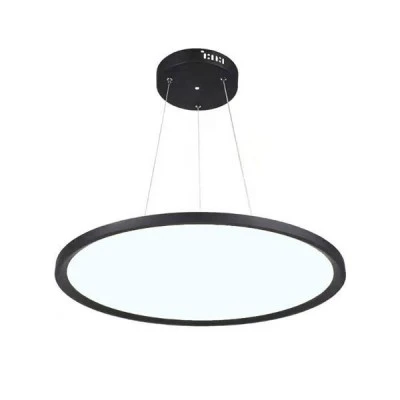 Φωτιστικό οροφής LED PLUS SLIM με διάμετρο 40cm 36W δυνατότητα επιλογής απόχρωσης φωτός 3CCT σε μαύρο χρώμα