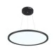 Φωτιστικό οροφής LED PLUS SLIM με διάμετρο 40cm 36W δυνατότητα επιλογής απόχρωσης φωτός 3CCT σε μαύρο χρώμα