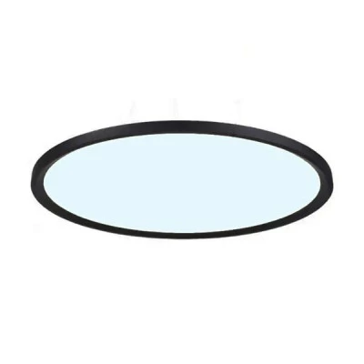 Φωτιστικό οροφής LED PLUS SLIM με διάμετρο 40cm 36W δυνατότητα επιλογής απόχρωσης φωτός 3CCT σε μαύρο χρώμα
