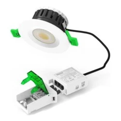 LED φωτιστικό χωνευτό στεγανό IP65  Φ90 5W/8W  4cct plus με επιλογή χρωματισμού & έντασης φωτός σε λευκό χρ΄ωμα