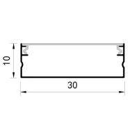 Προφίλ αλουμινίου εξωτερικό 2000x30x10 90° value για εύκαμπτες ταινίες led IP44 Προφίλ αλουμινίου εξωτερικό 2000x30x10 90° value για εύκαμπτες ταινίες led IP44