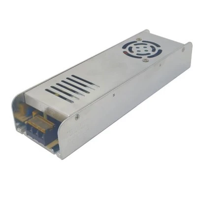 Τροφοδοτικό-led driver μεταλλικό slim 24V DC 350W 50/60Hz για ταινίες led και λάμπες μη στεγανό IP20 plus