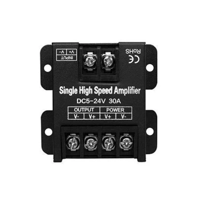 Ενισχυτής σήματος για μονόχρωμη ταινία LED DC12V/165W 24V/288W IP20