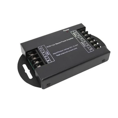 Ενισχυτής σήματος για rgb ταινίες LED DC 12V/288W 24V/576W IP20