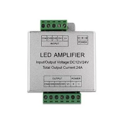 Ενισχυτής σήματος για rgbw ταινία LDE DC 6ax4 288W/12V 576W/24V