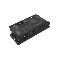 Χειριστήριο Dmx512/rdm decoder για ταινίες led rgbw 8a 4ch 12-36vdc max32a d4-xe