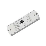 Χειριστήριο Dmx512/rdm decoder για ταινίες led rgbw 5a 4ch 12-24vdc max20a d4-l