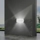 LED Απλίκα τοίχου αλουμινίου UP DOWN "NIKITA" 10W διπλής κατεύθυνσης 3000K θερμό φως σε λευκό χρώμα IP54