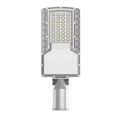 Led φωτιστικό δρόμου 50W smd saturn plus 6500K ψυχρό φως 4800lm σε γκρι χρώμα