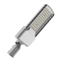 Φωτιστικό δρόμου led smd 80W 4000Κ ενδιάμεσο φως φως saturn plus στεγανό IP66 σε γκρι χρώμα