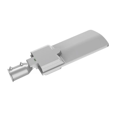 Φωτιστικό δρόμου led smd 80W 4000Κ ενδιάμεσο φως φως saturn plus στεγανό IP66 σε γκρι χρώμα