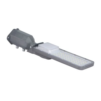 Φωτιστικό δρόμου led smd 160-265V 50W με ενδιάμεσο φως 4000Κ 6000lm στεγανό IP66 plus γκρι χρώμα