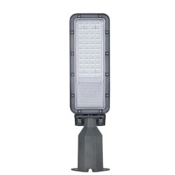 Φωτιστικό δρόμου led smd 160-265V 50W με ενδιάμεσο φως 4000Κ 6000lm στεγανό IP66 plus γκρι χρώμα