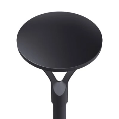Led φωτιστικό πλατείας 90WW 5000K ψυχρό φως 13500lm Φ422 σε μαύρο χρώμα