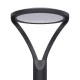 Led φωτιστικό πλατείας 90WW 5000K ψυχρό φως 13500lm Φ422 σε μαύρο χρώμα