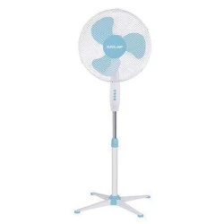 Ανεμιστήρας δαπέδου σε μπλε-λευκό Φ40 60W 230V με ορθοστάτη και 3 ταχύτητες