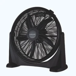 Ανεμιστήρας box fan στρογγυλός μαύρος Φ50 100W 230V με 3 ταχύτητες λειτουργίας
