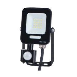 Προβολέας led 20W smd 3000K plus θερμό φως 2400lm με περιστρεφόμενο ανιχνευτή κίνησης μαύρο χρώμα ip54 