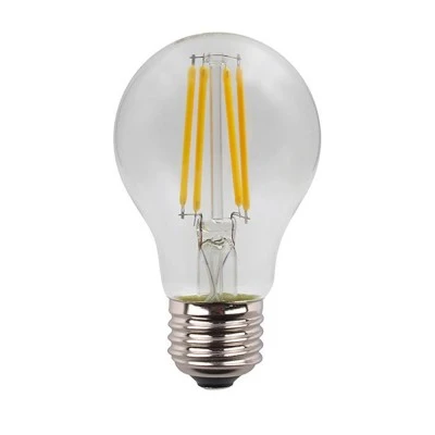Λάμπα σφαιρική Α60 filament 5W 1055lm E27 θερμό φως 3000K clear 106x60mm 