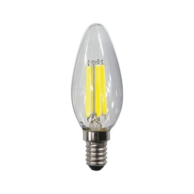 Λάμπα κερί C35 filament 2,5W 525lm E14 ενδιάμεσο φως 4000K 220-240v clear 98x35mm