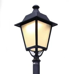 Φωτιστικό κορυφής παραδοσιακό φανάρι led 45W σε μαύρο χρώμα