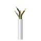 Καλώδιο εύκαμπτο H05VV-F 4x1,5mm² λευκό χρώμα (1000m/drum)