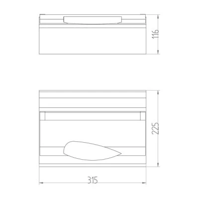 Πίνακας εξωτερικός πλαστικός green 1x12+2 (pe+n) 400V με πόρτα IP40