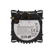 Smart wifi L+N modular ροοστάτης dimmer αφής 500W 60x60x35mm