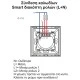 Smart wifi L+N modular διακόπτης αφής ρολών 2000W 60x60x35mm
