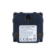 Smart wifi πρίζα σούκο 16A λευκή με ένδειξη λειτουργίας μπουτόν on/off και μετρητή ρεύματος για παρακολούθηση μέσω smartphone Smart wifi πρίζα σούκο 16A λευκή με ένδειξη λειτουργίας μπουτόν on/off και μετρητή ρεύματος για παρακολούθηση μέσω smartphone