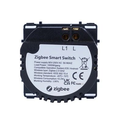 Smart Zigbee Live Only modular για απλό διακόπτη αφής 1000W 60x60x35mm