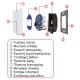 Smart Zigbee Live Only modular για απλό διακόπτη αφής 1000W 60x60x35mm