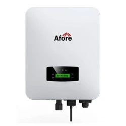 Yβριδικός ΙΝVERTER μονοφασικός AFORE 5kw με τάση λειτουργίας 360V σε λευκό χρώμα IP65