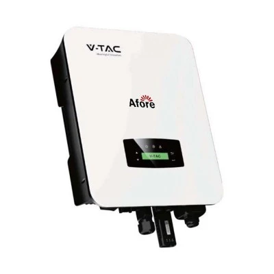 Μονοφασικό υβριδικό ΙΝVERTER PLUS SERIES AFORE με ισχύ 5kw 360V με διάσταση 370x535x192mm λευκό χρώμα IP65