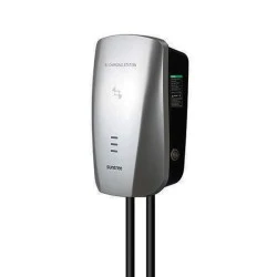 Φορτιστής ηλεκτρικών αυτοκινήτων SUNTREE 230V AC μονοφασικός 7KW 32A με μήκος καλωδίου 5m ασημί χρώμα IP55