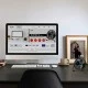 Μεταλλικός mini ανεμιστήρας με σύνδεση USB σε μαύρο χρώμα 2.5W LIFE SUPER4 BLACK