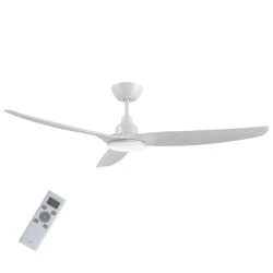 Ανεμιστήρας οροφής 31W σε λευκό χρώμα με LED φωτιστικό & τηλεχειριστήριο 132cm LIFE APELIOTES DAY