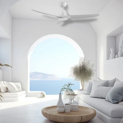Ανεμιστήρας οροφής 31W σε λευκό χρώμα με LED φωτιστικό & τηλεχειριστήριο 132cm LIFE APELIOTES DAY Ανεμιστήρας οροφής 31W σε λευκό χρώμα με LED φωτιστικό & τηλεχειριστήριο 132cm LIFE APELIOTES DAY