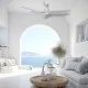 Ανεμιστήρας οροφής 31W σε λευκό χρώμα με LED φωτιστικό & τηλεχειριστήριο 132cm LIFE APELIOTES DAY Ανεμιστήρας οροφής 31W σε λευκό χρώμα με LED φωτιστικό & τηλεχειριστήριο 132cm LIFE APELIOTES DAY