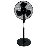 Ανεμιστήρας με ορθοστάτη 45W σε μαύρο χρώμα 40cm LIFE OSTRO DARK 16''