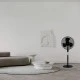 Ανεμιστήρας με ορθοστάτη 45W σε μαύρο χρώμα 40cm LIFE OSTRO DARK 16''