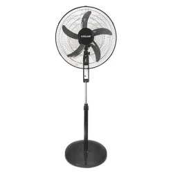 Ανεμιστήρας με ορθοστάτη Φ50 60W μαύρος με κοντρολ - χρονοδιακόπτη και ρυθμιζόμενο ύψος