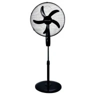 Ανεμιστήρας με ορθοστάτη σε μαύρο Φ50 60W με 5 φτερωτές και 3 ταχύτητες